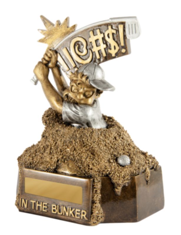 In the bunker Golf Trophy 80mm