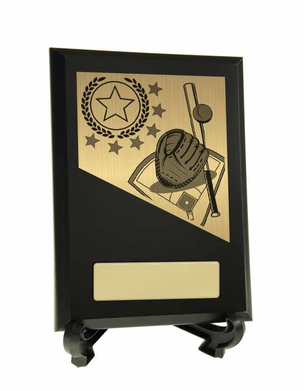 Baseball Theme on Plaque 200mm