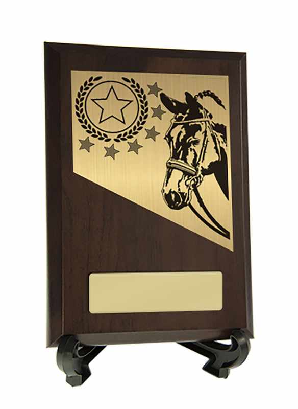 Plaque with Horse Trim 200mm