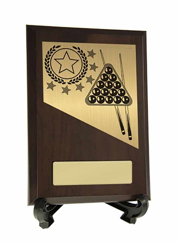 Billiards Theme on Plaque 200mm