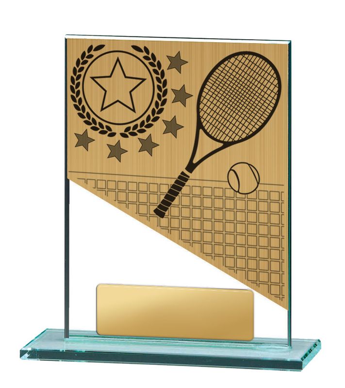 Tennis Glass Trophy 170mm