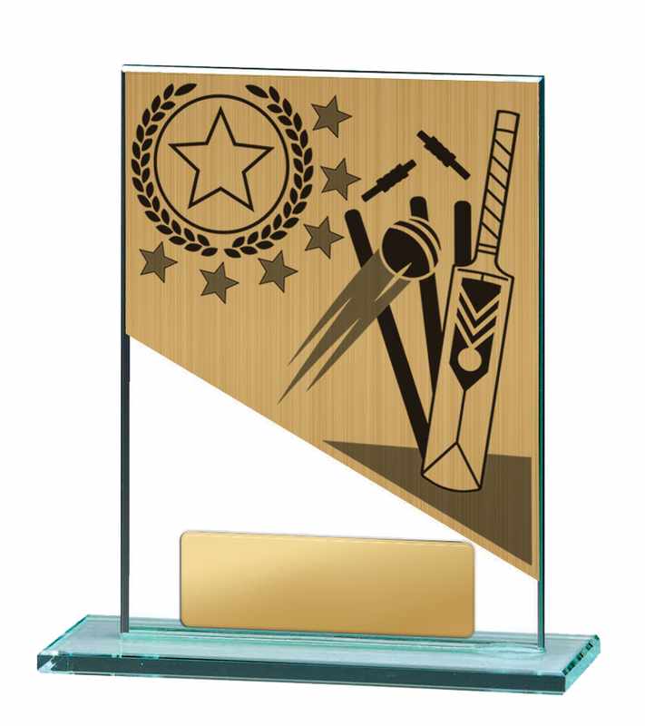 Cricket Glass Trophy 170mm