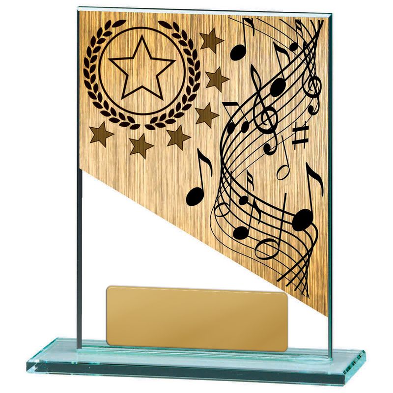 Academic/School/Education Glass Trophy 170mm