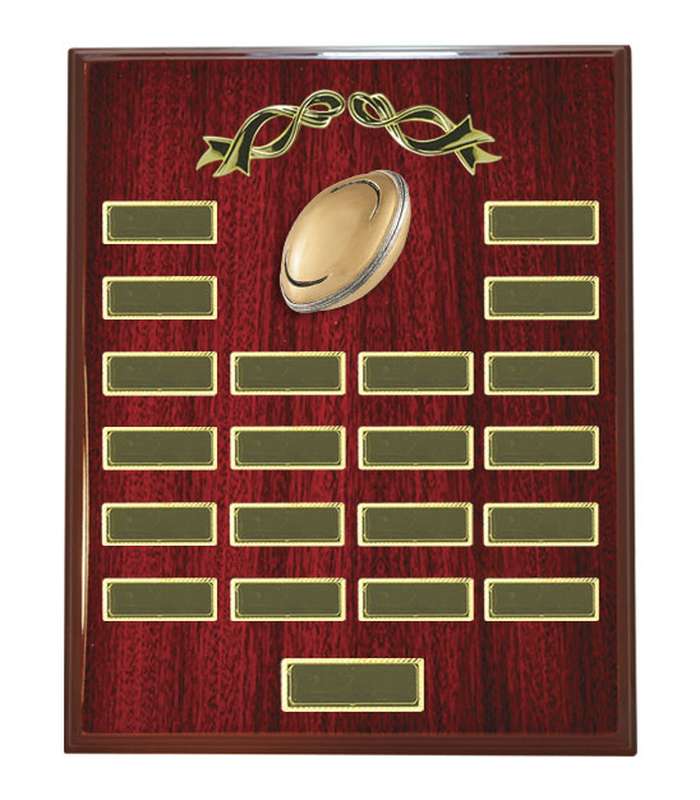 Rugby Perpetual Plaque