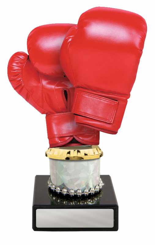 Boxing Figure on Column