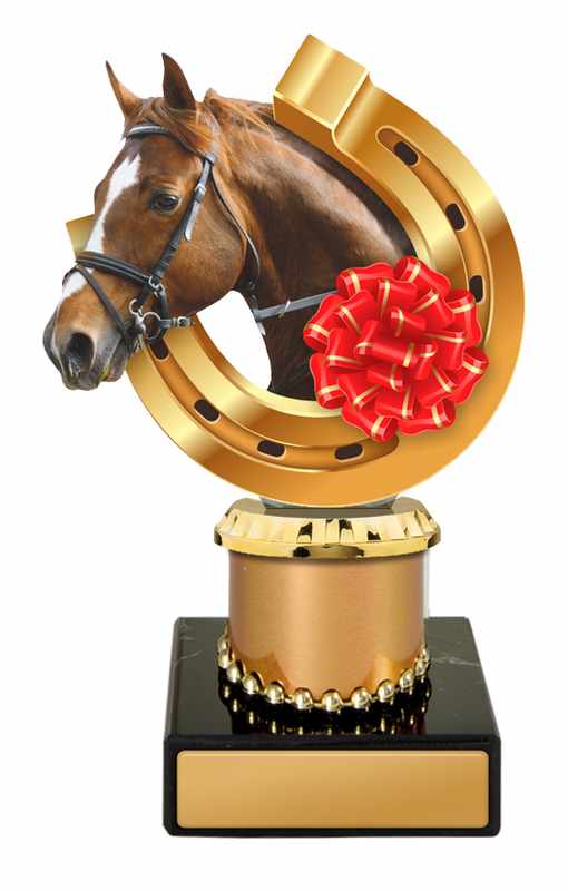 Acrylic Horse on Column